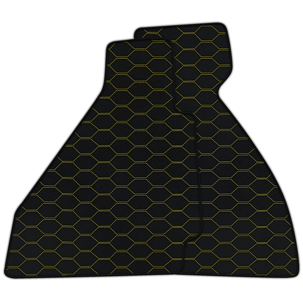 Customizable Diamond Leather Floor Mats for Ferrari 328 GTB (1985-1989) | Premium quality, custom fit, precise fitment.