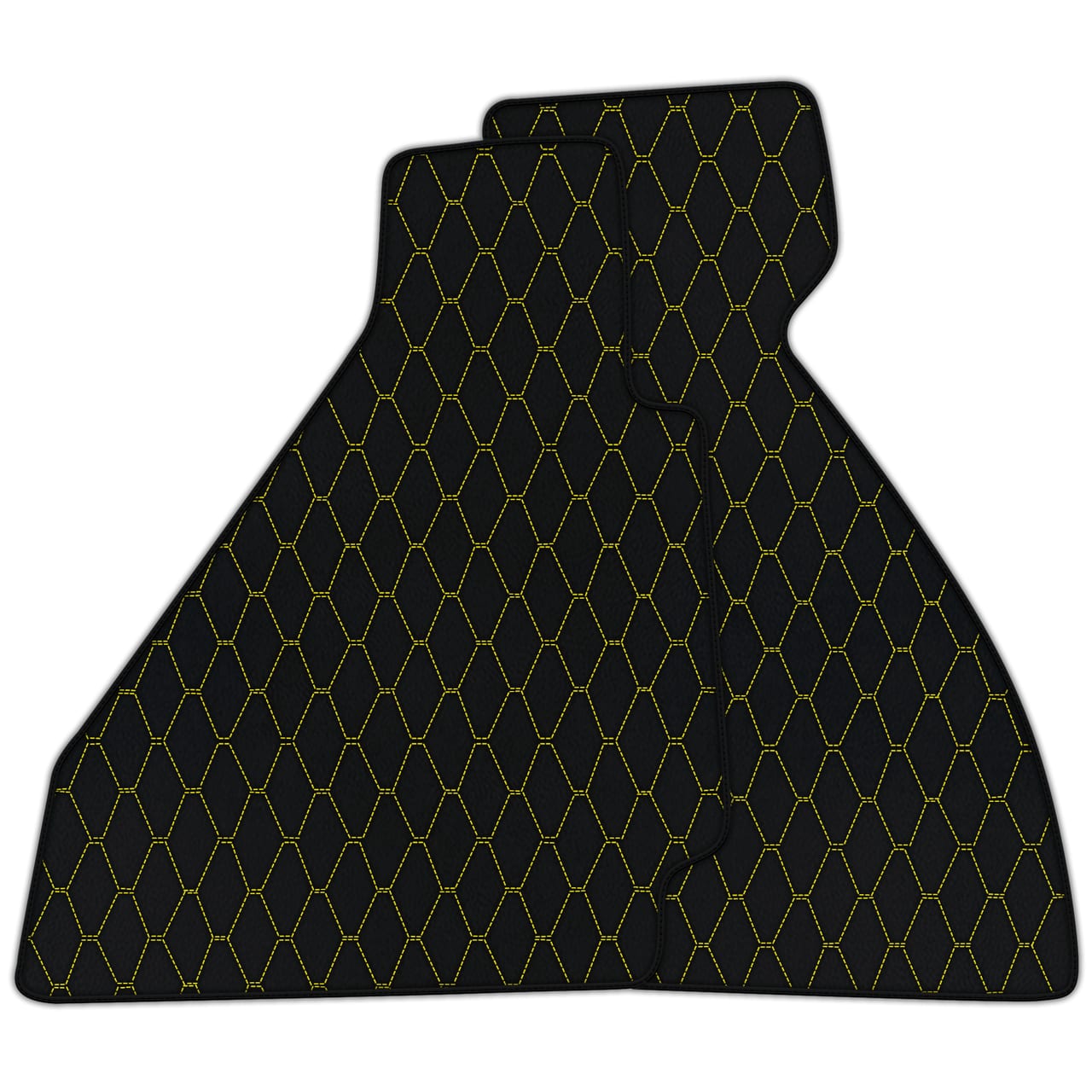 Customizable Diamond Leather Floor Mats for Ferrari 328 GTB (1985-1989). Premium quality, custom fit, precise fitment.