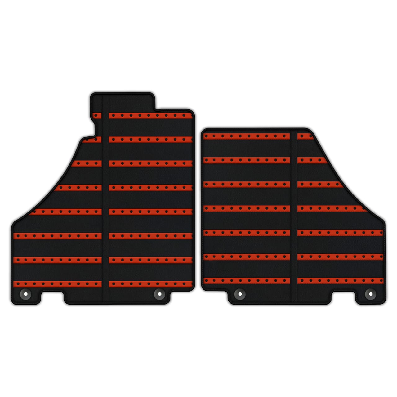 Luxury diamond leather floor mats with Daytona design for Ferrari 360 Spider, offering custom fit and premium quality.