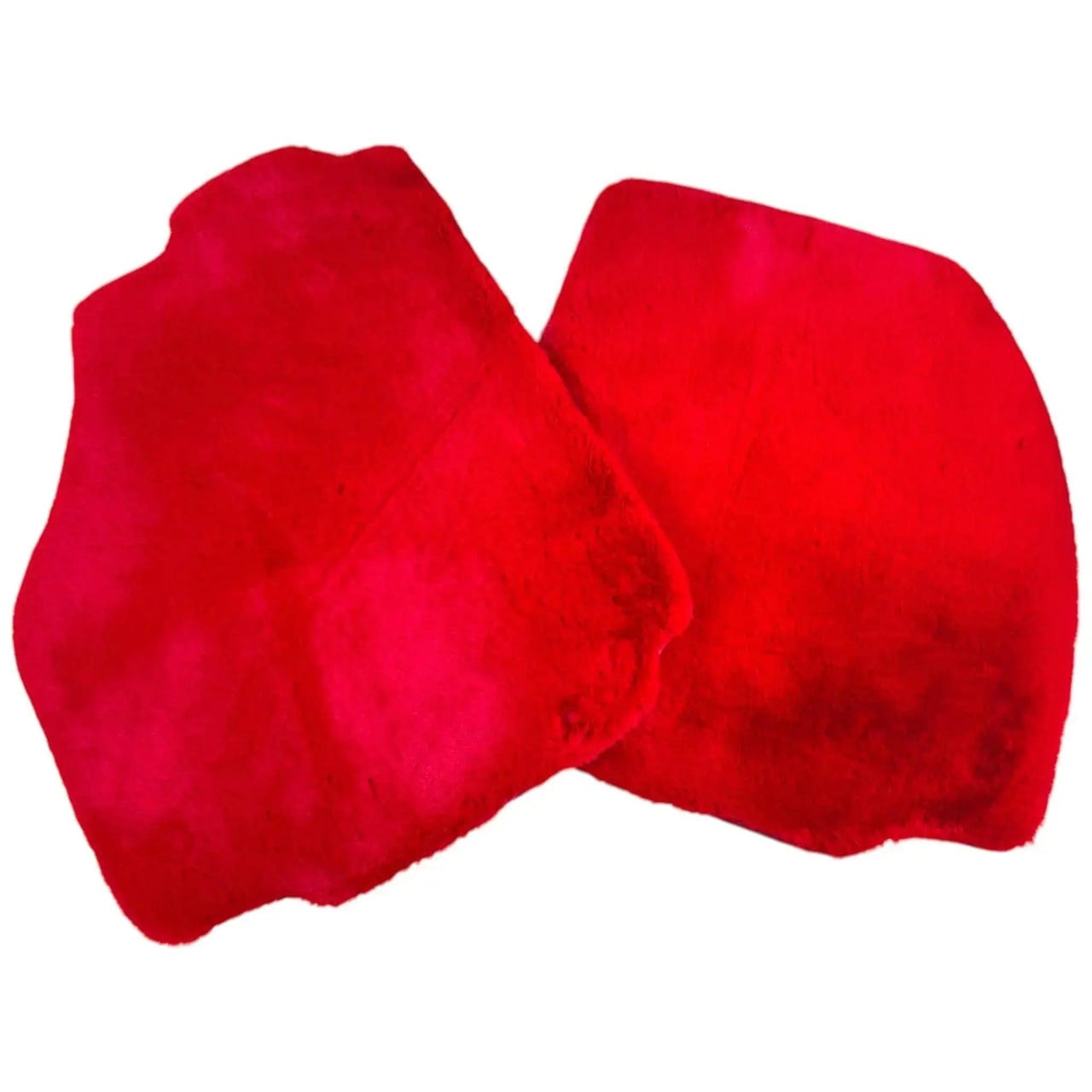 Premium red sheepskin floor mats for Ferrari 458 Spider (2012-2015). Custom fit, luxury leather, precise fitment, premium qua
