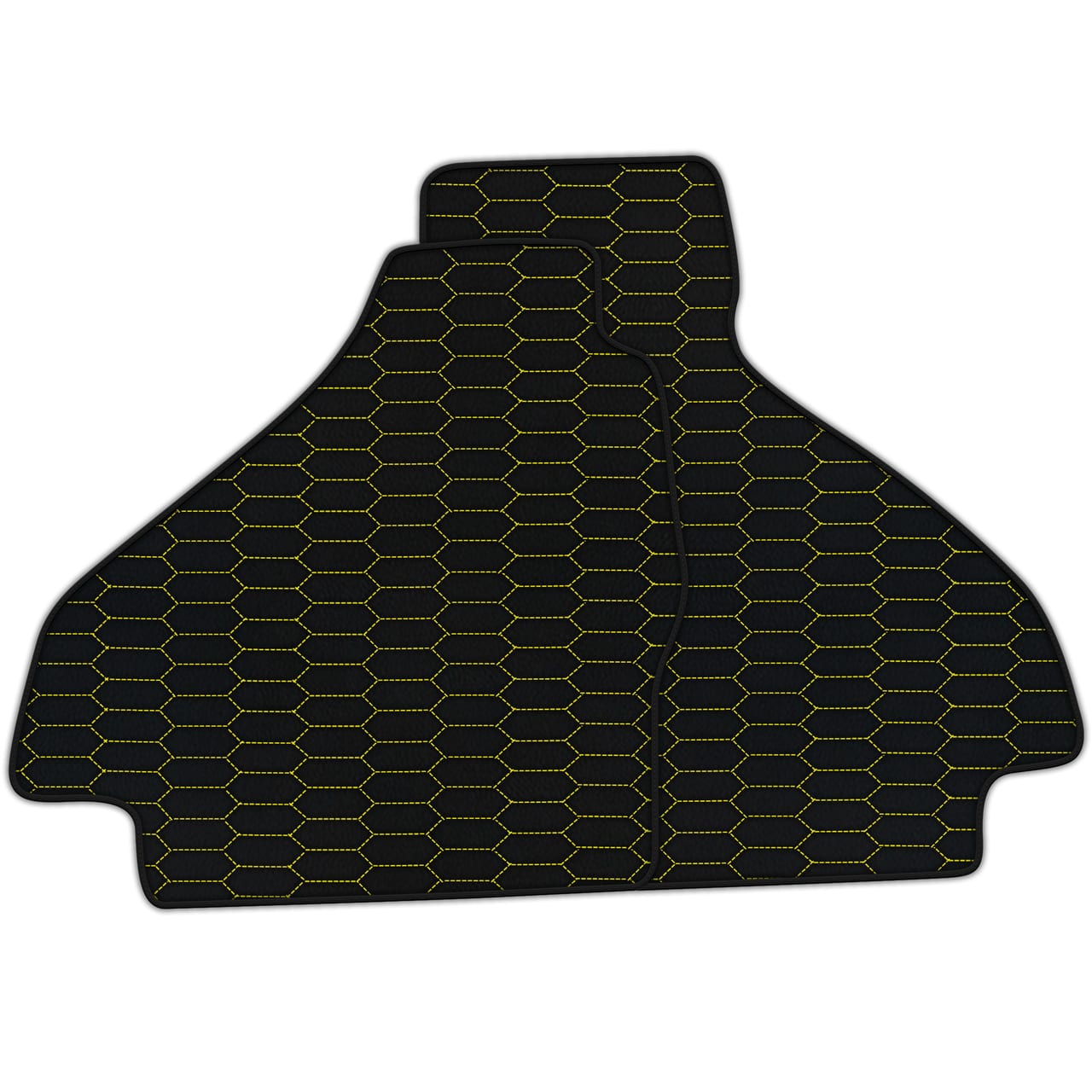 Customizable Raptor Hex Pattern Floor Mats for Ferrari 512 TR, diamond leather, premium quality, custom fit, precise fitment.