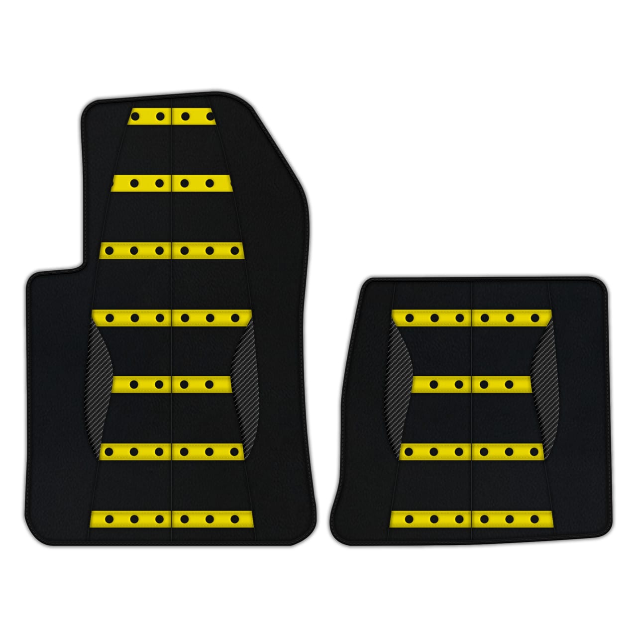 Tapis de sol en cuir diamant personnalisables pour Ferrari 599 Coupe (2006-2012), qualité premium et ajustement précis.