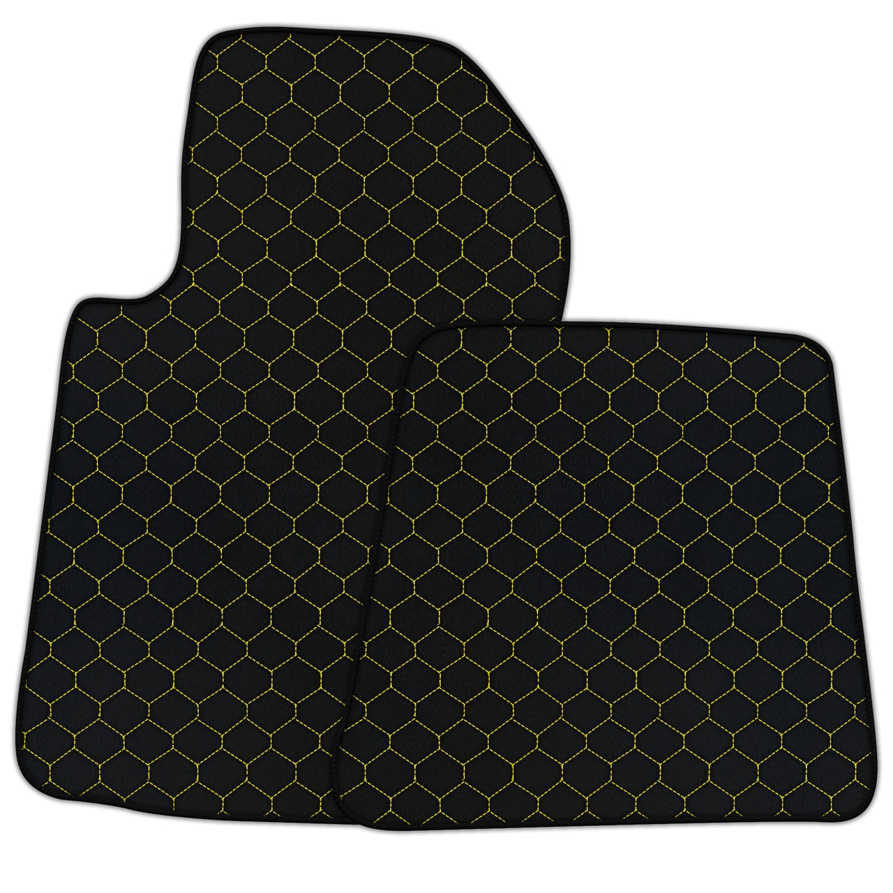 Customizable diamond leather floor mats for Ferrari 612 Scaglietti. Premium quality, custom fit, and precise fitment.