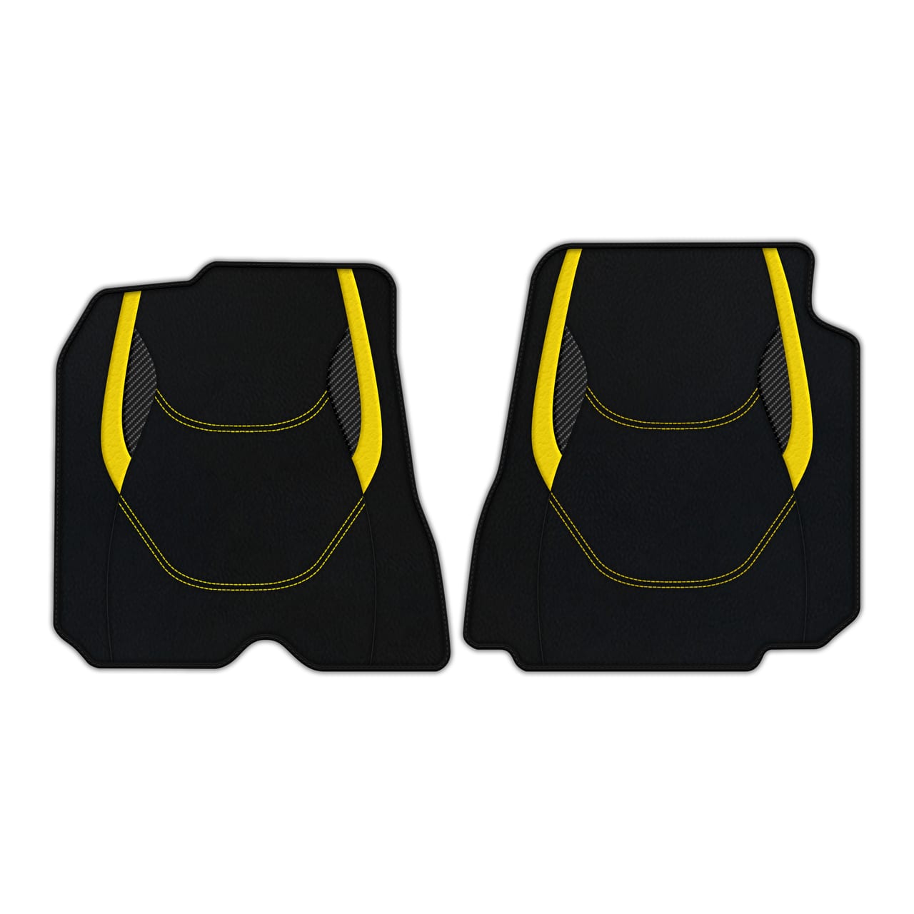 Customizable diamond leather floor mats for Ferrari 812 Superfast (2018-2023), offering premium quality and precise custom fi