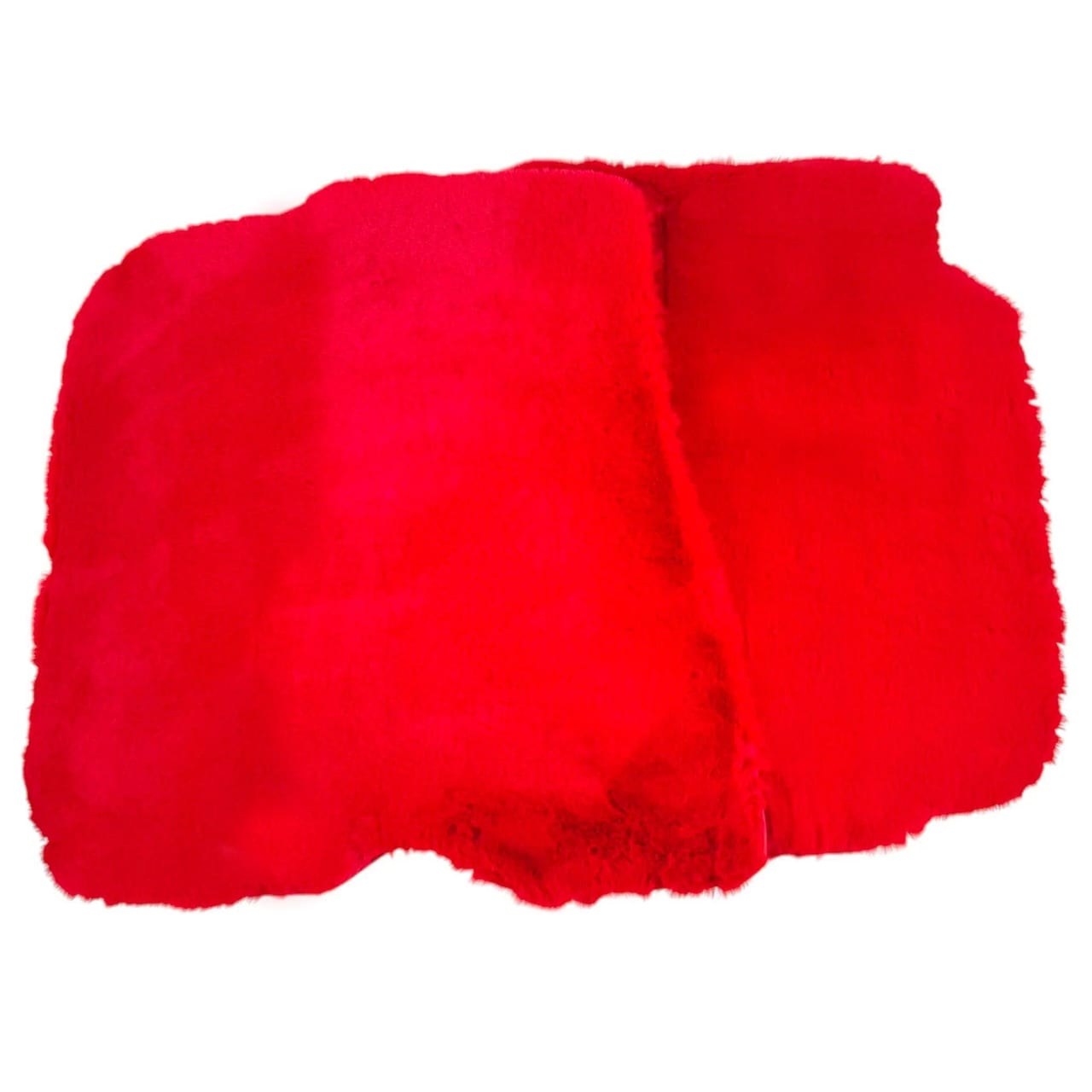 Luxury red sheepskin floor mats for Ferrari 812 Superfast (2019-2023). Custom fit, premium quality, precise fitment. - luxury