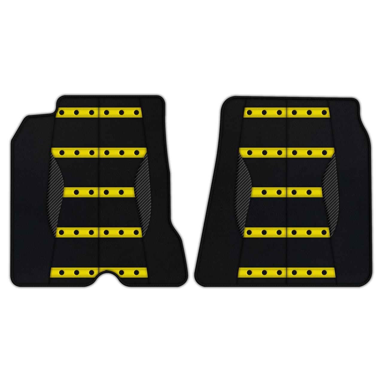 Customizable Diamond Leather Floor Mats for Ferrari California T (2015-2018) in premium quality, featuring precise fitment.