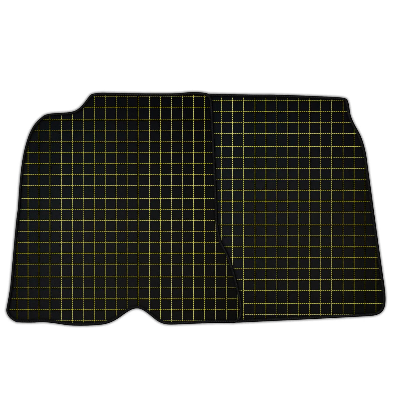 Customizable diamond leather floor mats for Ferrari California T (2015-2018), premium quality with precise fitment and custom