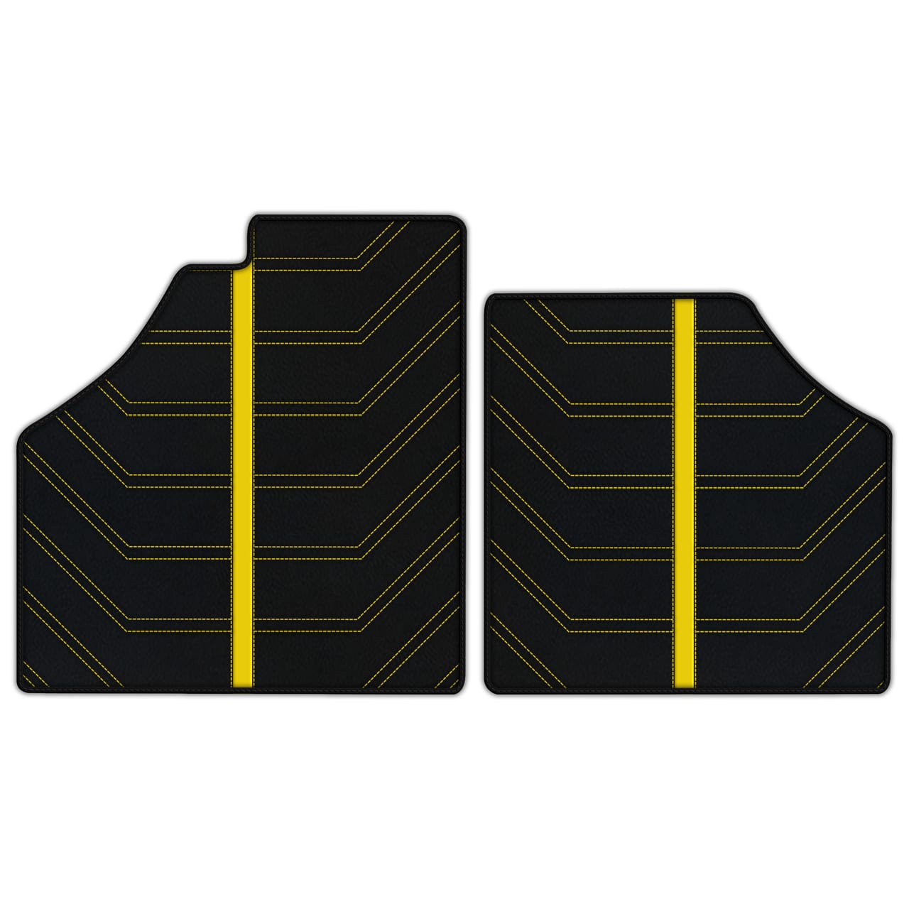Tapis de sol en cuir diamant personnalisables pour Ferrari Enzo (2002-2004). Qualité premium, ajustement parfait.
