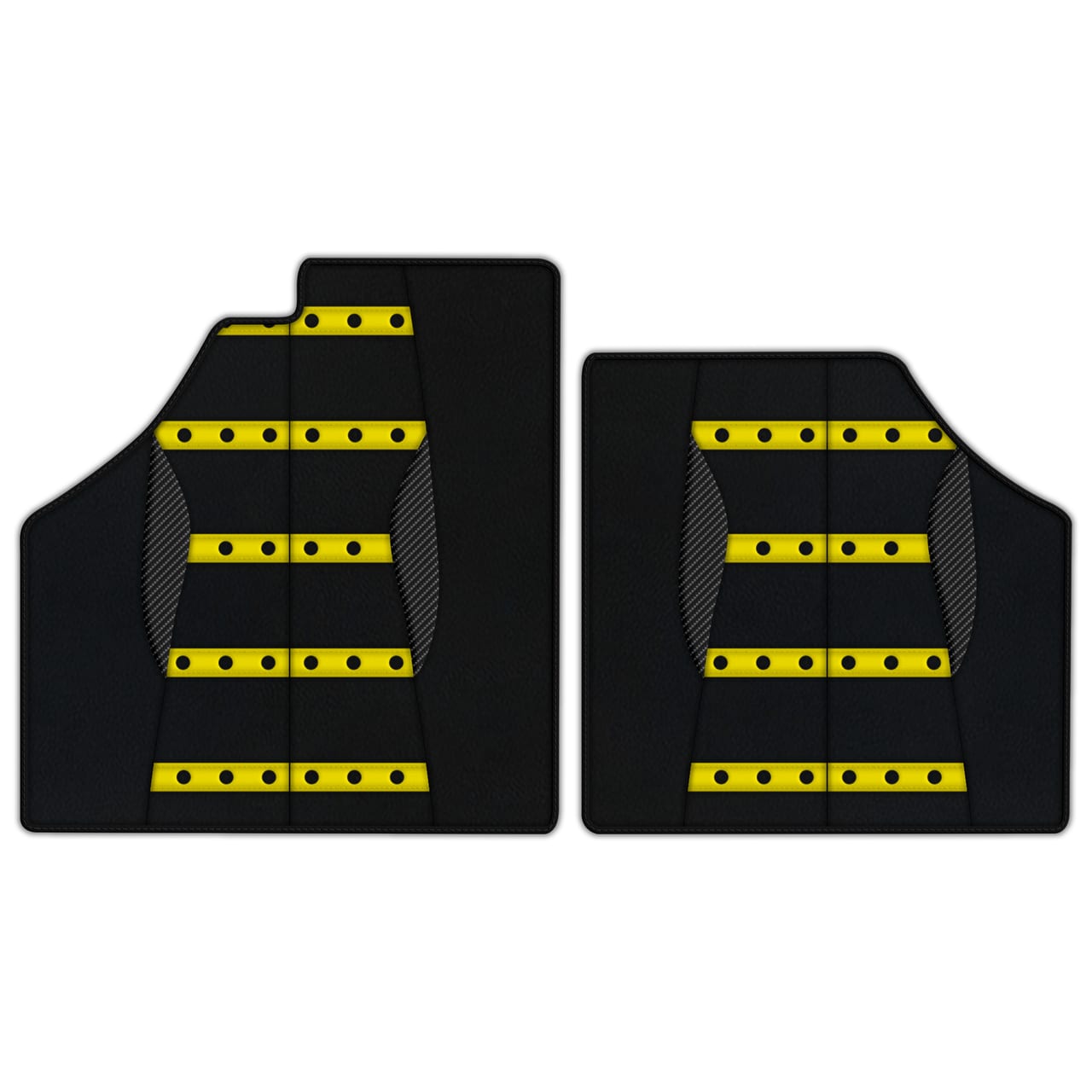 Customizable diamond leather floor mats for Ferrari Enzo (2002-2004). Premium quality, custom fit, and precise fitment.