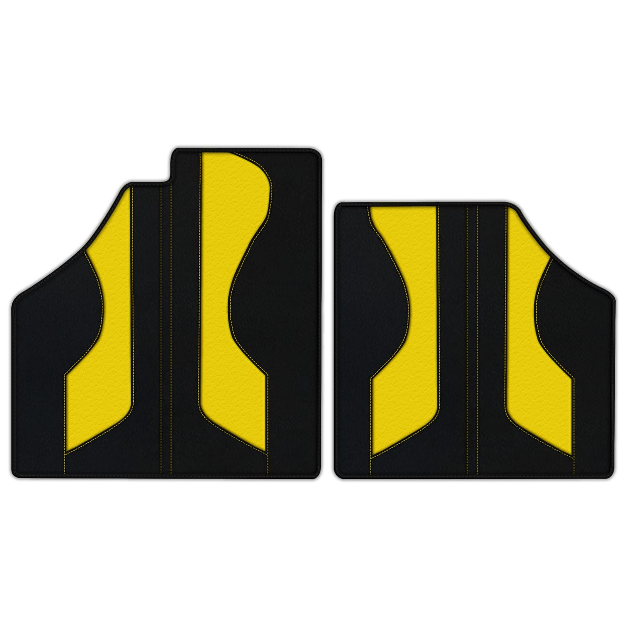 Mats de piso de cuero con diamantes personalizables para Ferrari Enzo (2002-2004). Calidad premium y ajuste preciso.