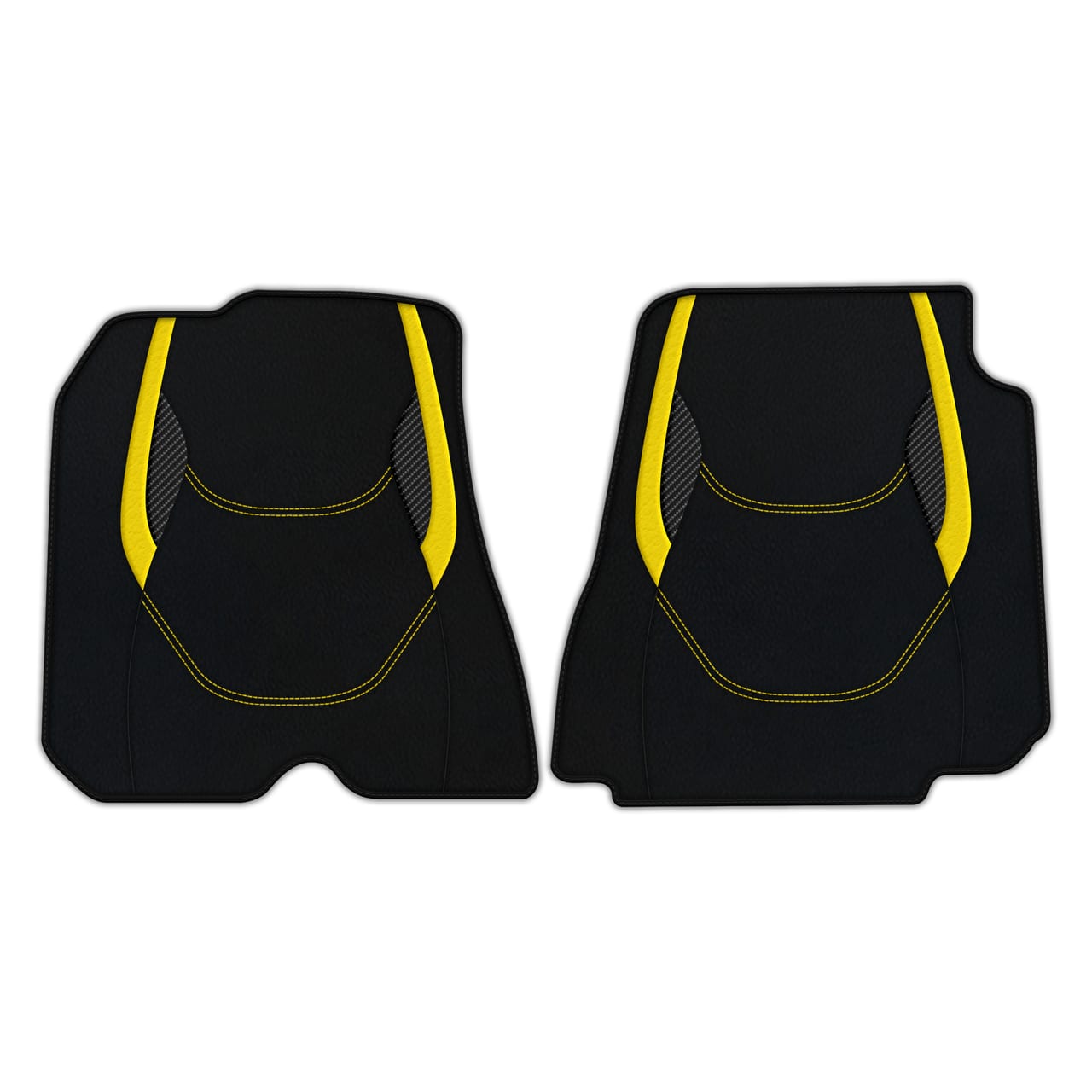 Customizable premium leather floor mats for Ferrari F12 Berlinetta, crafted from diamond leather for precise fitment and prem
