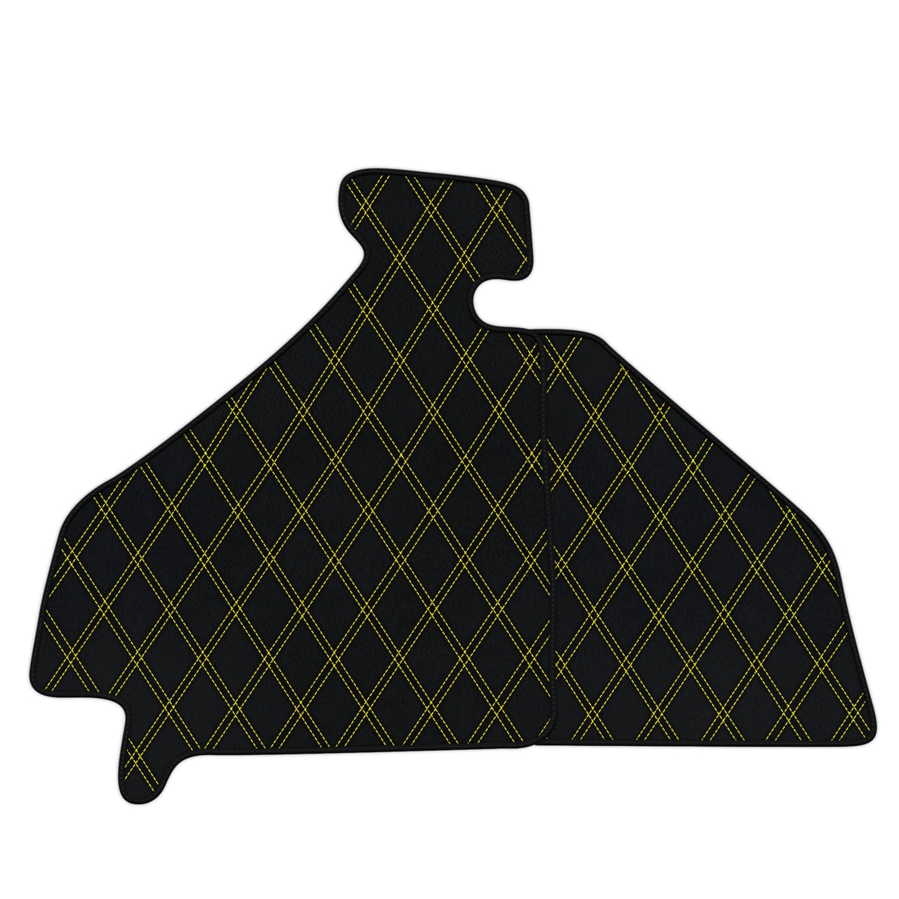 Alfombrillas de cuero con diseño de diamante personalizables para Ferrari F355 (1994-1999). Calidad premium y ajuste perfecto