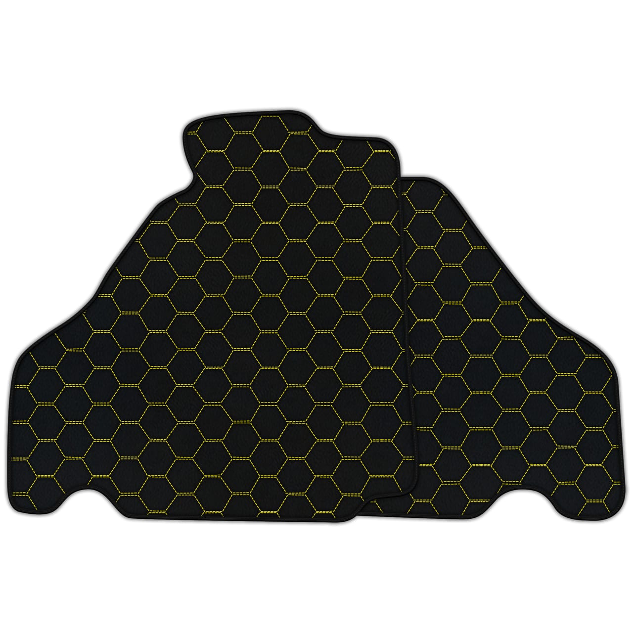 Tapis de sol en cuir diamant personnalisables pour Ferrari F430 (2004-2009). Qualité premium, ajustement sur mesure.