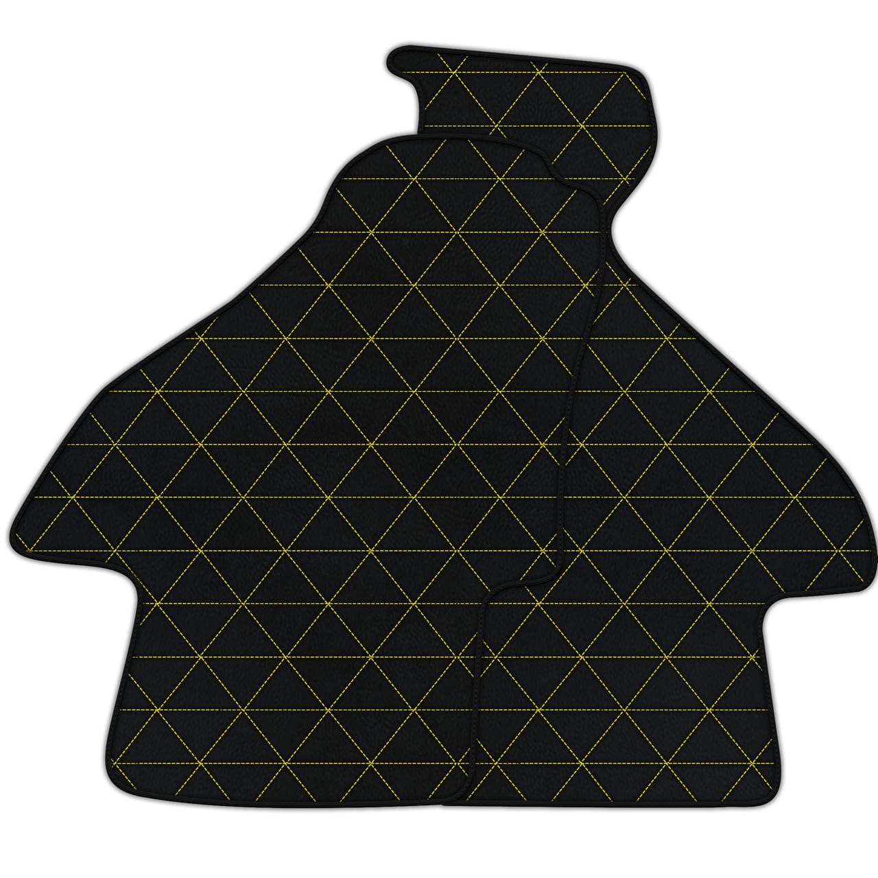 Customizable diamond leather floor mats for Ferrari Mondial (1980-1993). Premium quality, custom fit, and precise fitment.