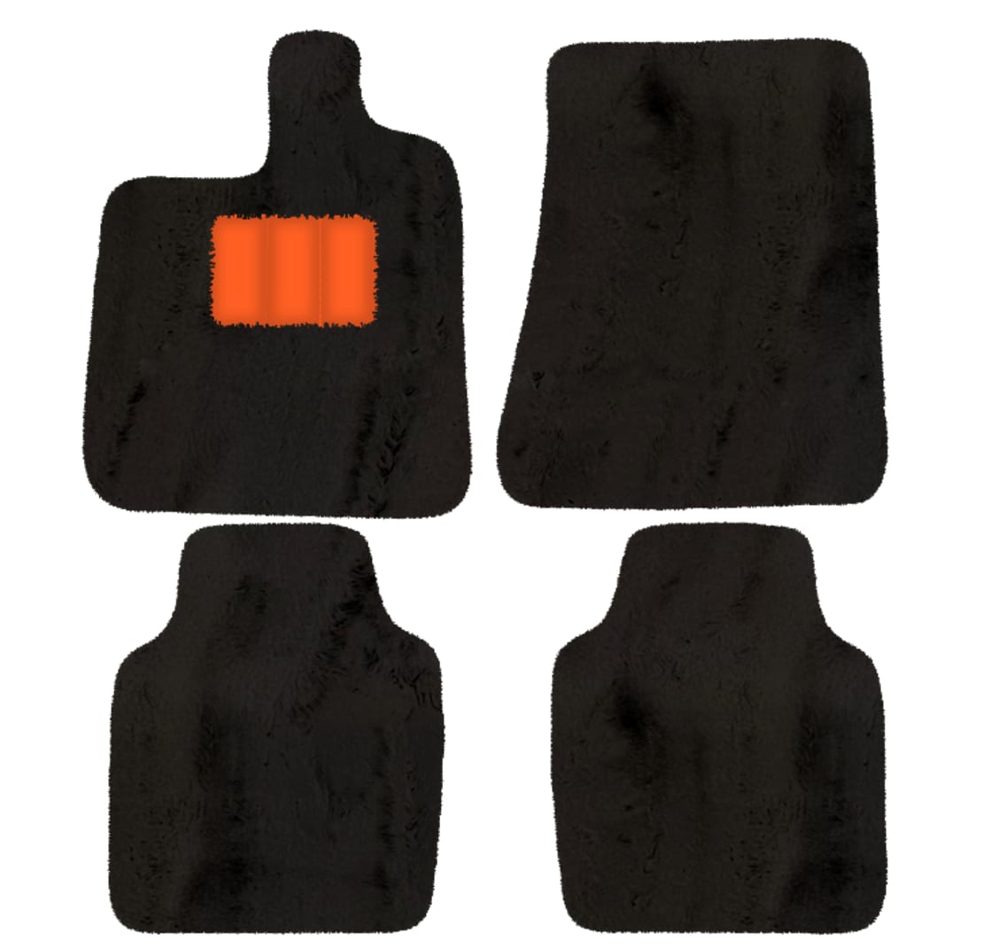 Custom fit sheepskin floor mats for Ferrari Purosangue (2023-2024), premium quality carpet, precise fitment, various color op