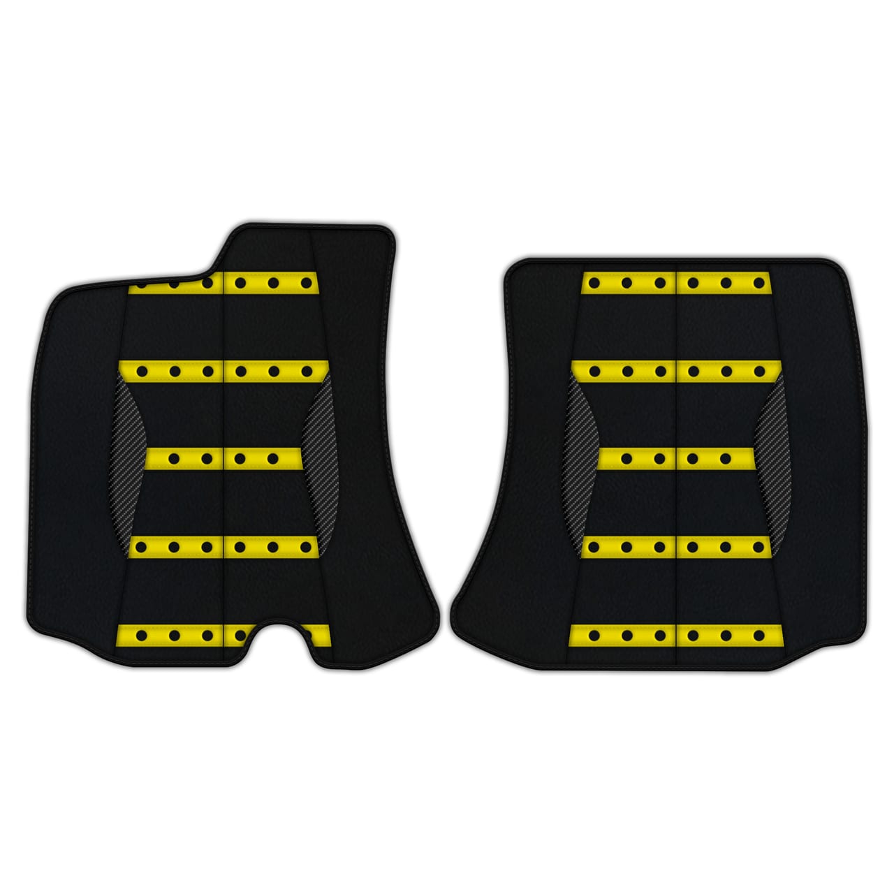 Customizable diamond leather floor mats for Ferrari Roma (2021-2024). Premium quality, custom fit, precise fitment.