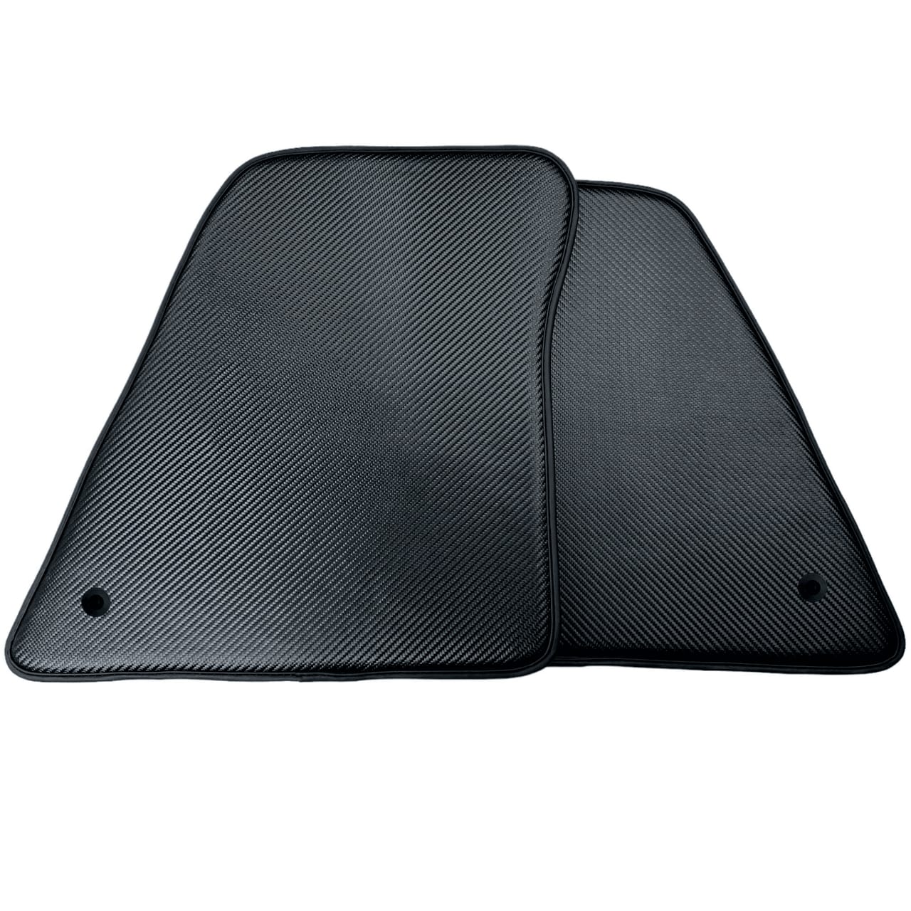 Tapis de sol sur mesure Ferrari SF90 Stradale (2019-2024) en cuir carbone premium pour un ajustement précis - velours.
