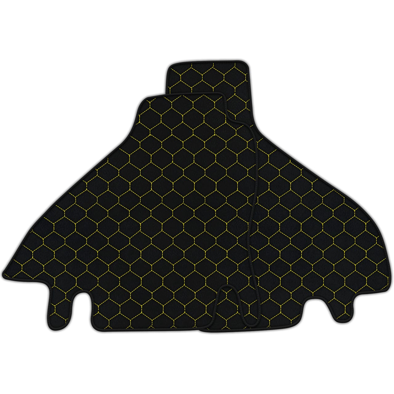 Tapis de sol en cuir diamant personnalisables pour Ferrari Testarossa (1984-1996). Qualité premium, ajustement parfait.