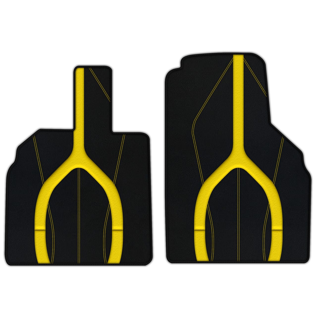 Tapis de sol en cuir diamant personnalisables pour Ferrari Aventador, qualité premium, ajustement précis.