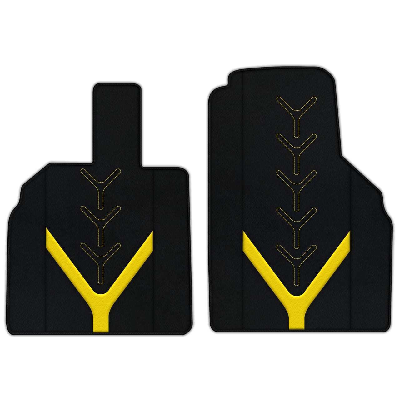 Customizable diamond leather floor mats for Ferrari Aventador, premium quality with precise fitment and custom fit.