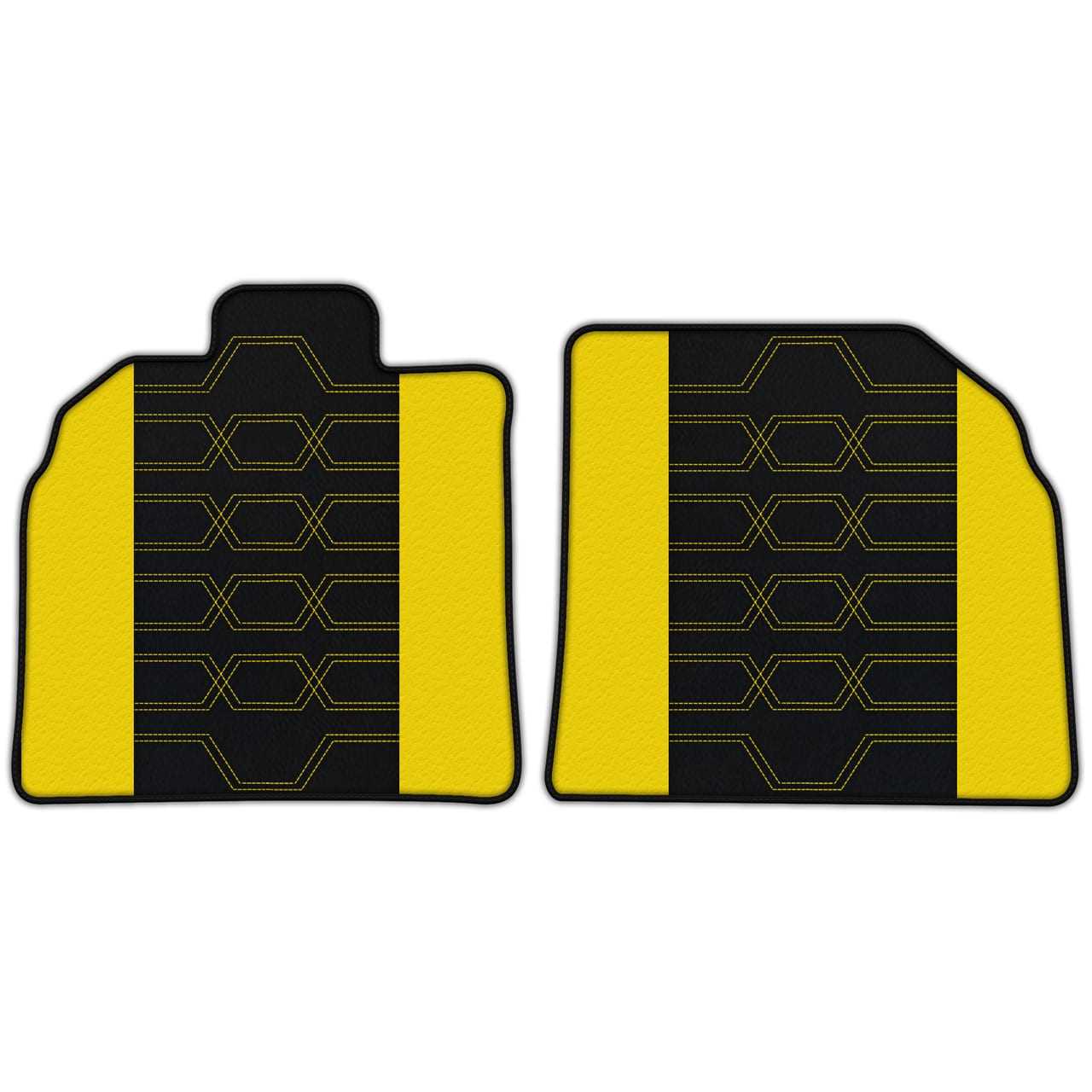 Ferrari Centenario diamond leather floor mats - custom fit, premium quality