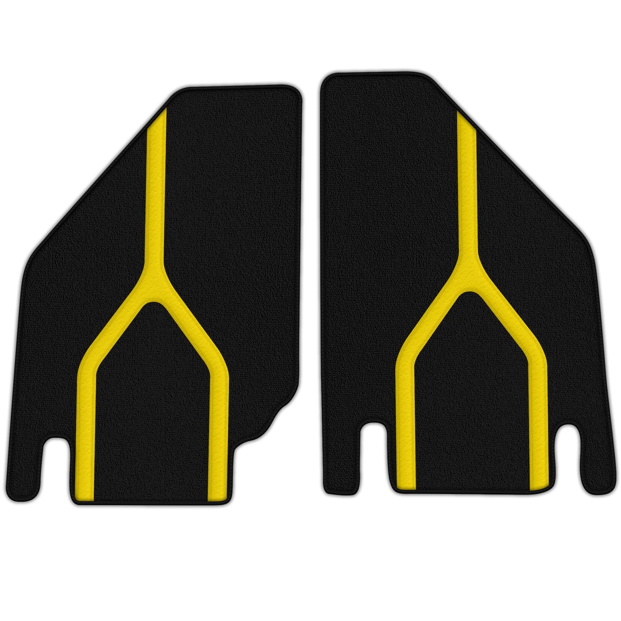 Ferrari Countach diamond leather floor mats - custom fit, premium quality