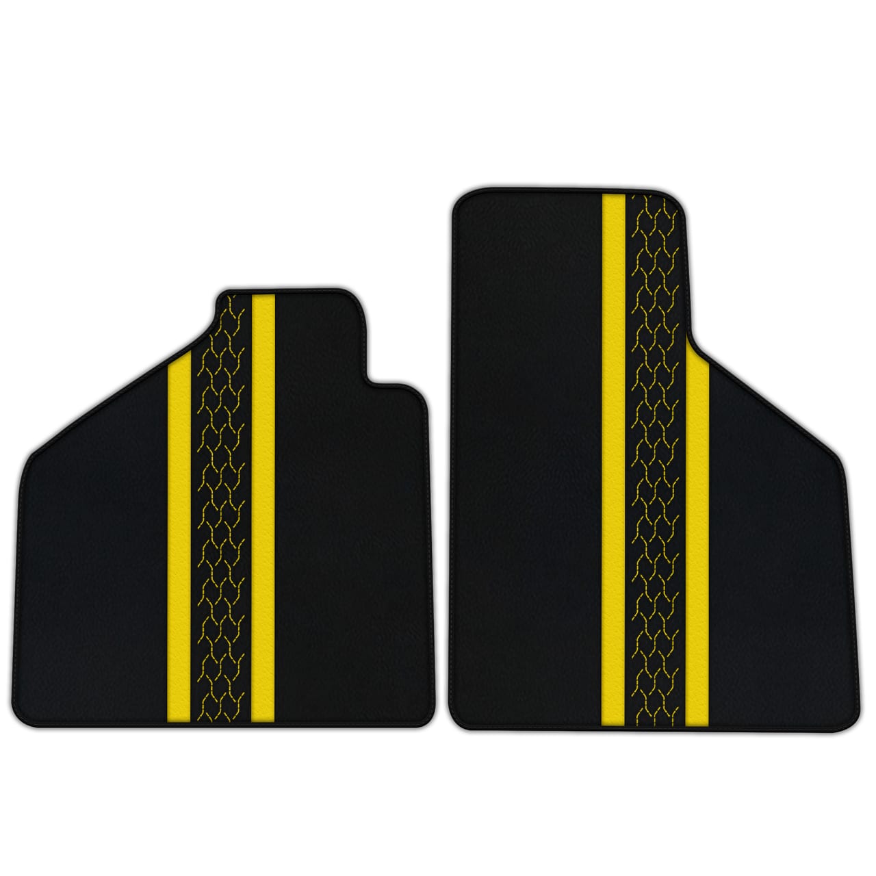 Ferrari Diablo diamond leather floor mats - custom fit, premium quality