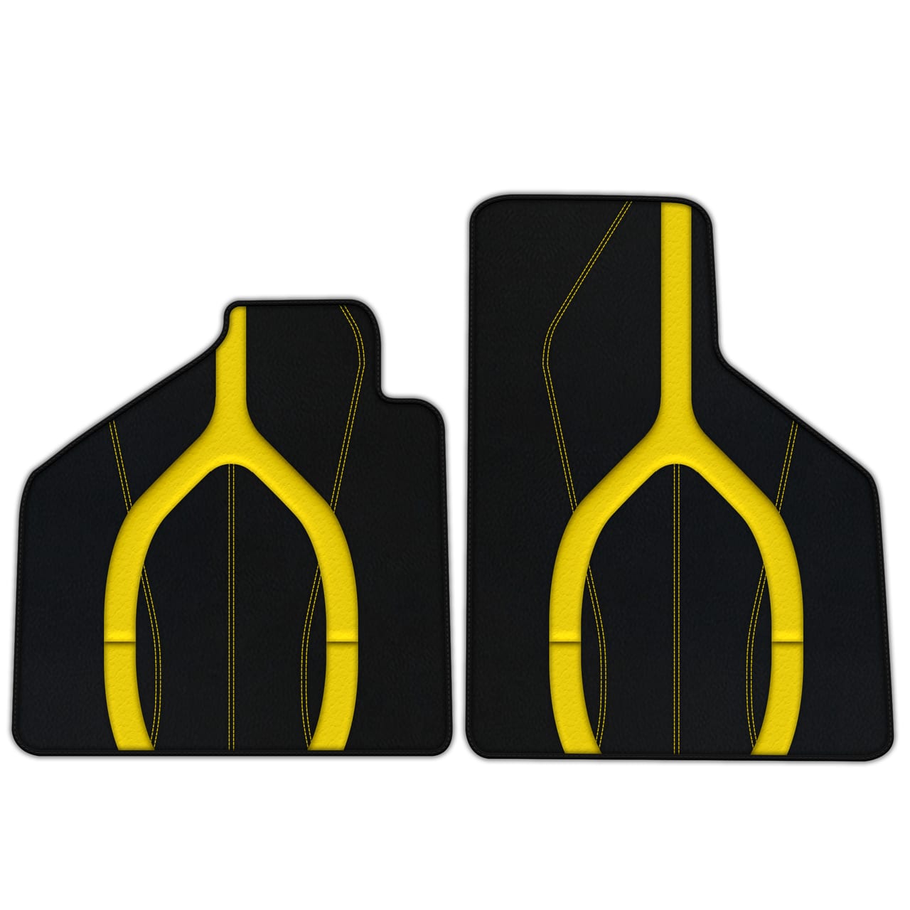 Ferrari Diablo diamond leather floor mats - custom fit, premium quality