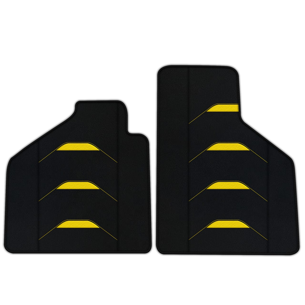 Ferrari Diablo diamond leather floor mats - custom fit, premium quality