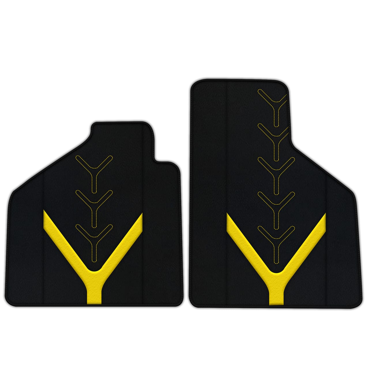 Ferrari Diablo diamond leather floor mats - custom fit, premium quality