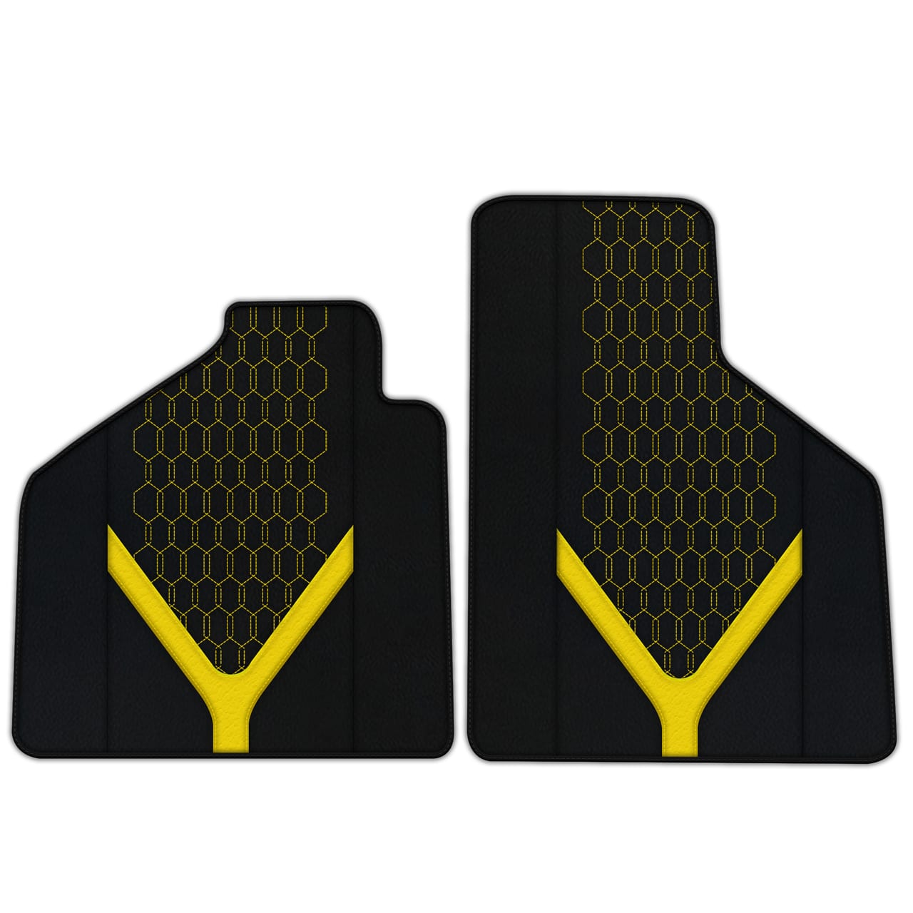 Ferrari Diablo diamond leather floor mats - custom fit, premium quality