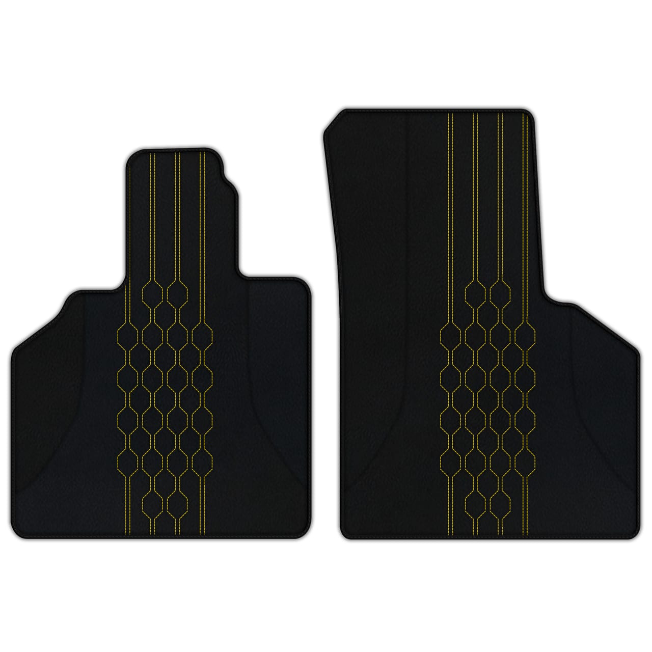 Mats de piso de cuero con diamantes personalizables para Ferrari Gallardo (2004-2014) - calidad premium, ajuste perfecto.