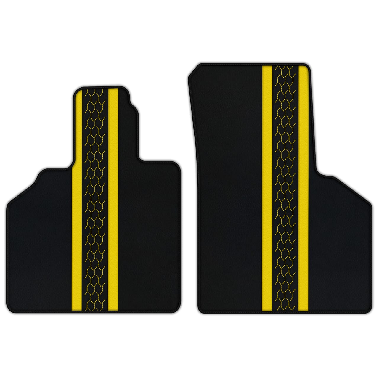 Customizable Premium Diamond Leather Floor Mats for Ferrari Gallardo, featuring precise fitment, custom fit, and premium qual