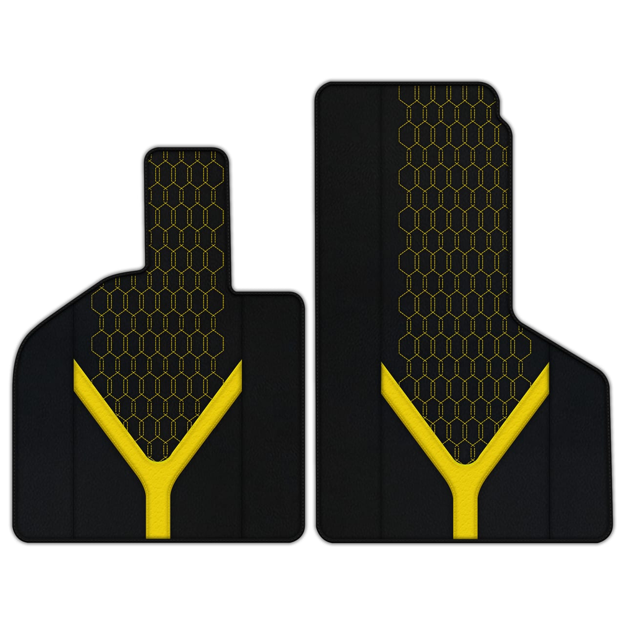 Customizable diamond leather floor mats for Ferrari Huracan. Premium quality, custom fit with precise fitment and luxury prot