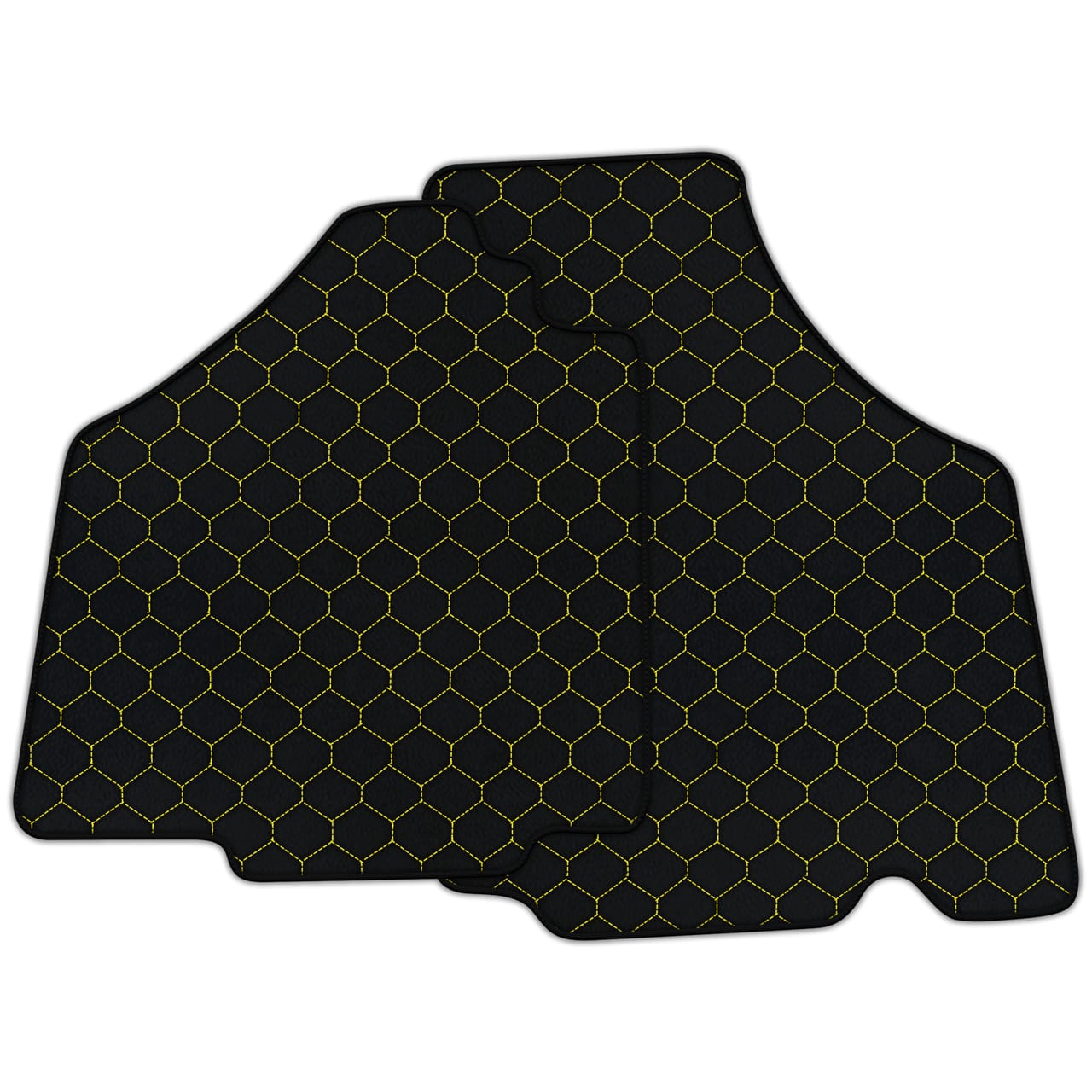 Ferrari Murcielago diamond leather floor mats - custom fit, premium quality