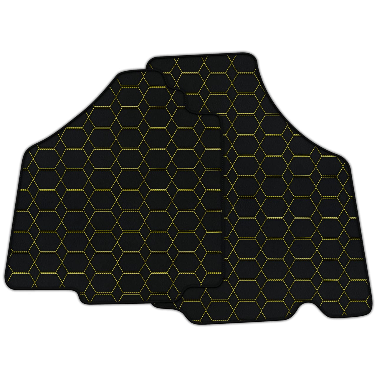 Ferrari Murcielago diamond leather floor mats - custom fit, premium quality