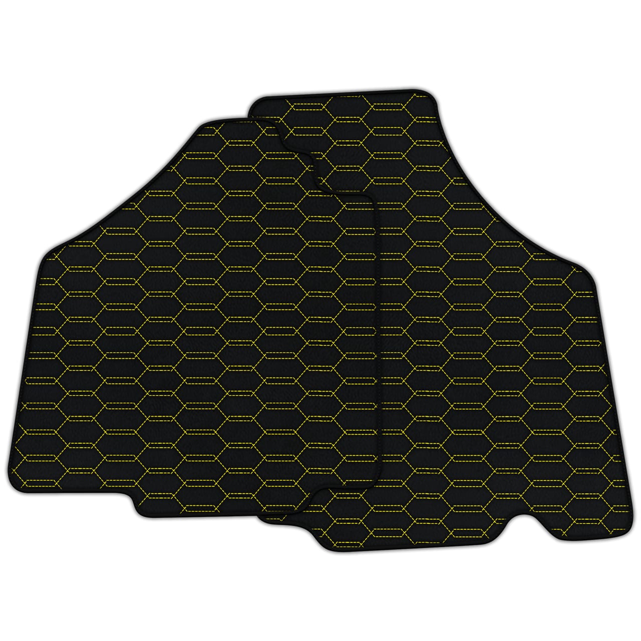 Ferrari Murcielago diamond leather floor mats - custom fit, premium quality