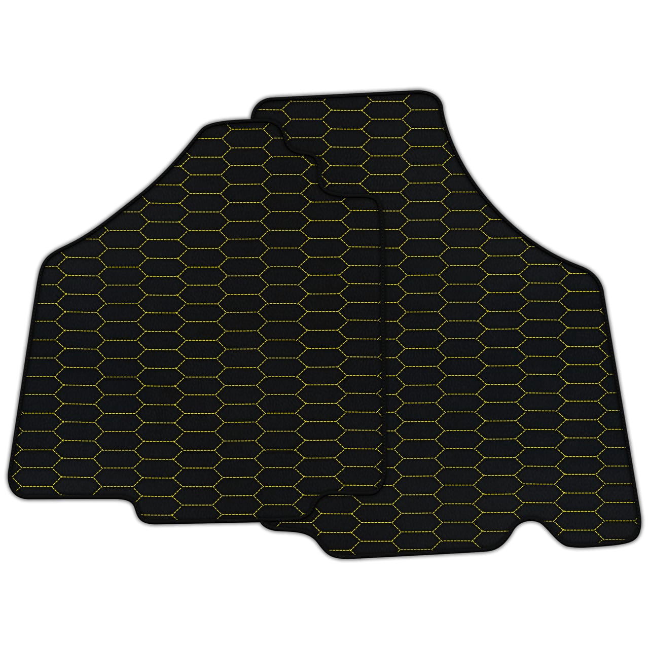 Ferrari Murcielago diamond leather floor mats - custom fit, premium quality