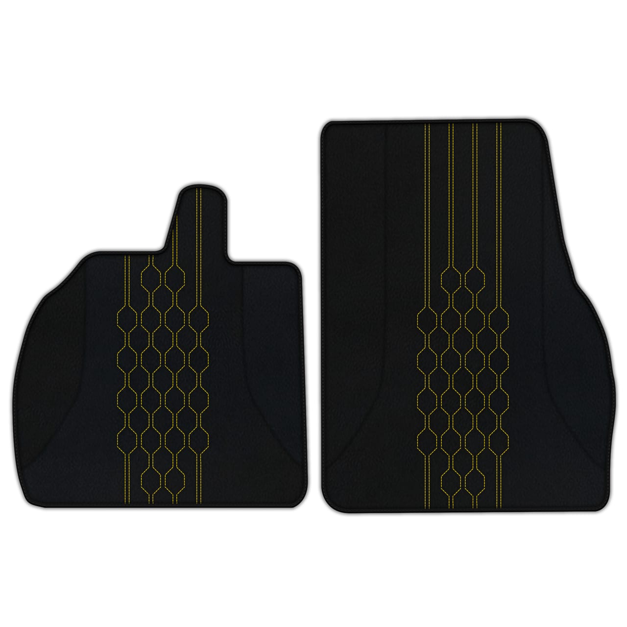 Customizable leather floor mats for Lamborghini Revuelto (2024-2025), carbon fiber, premium quality, custom fit, precise fitm