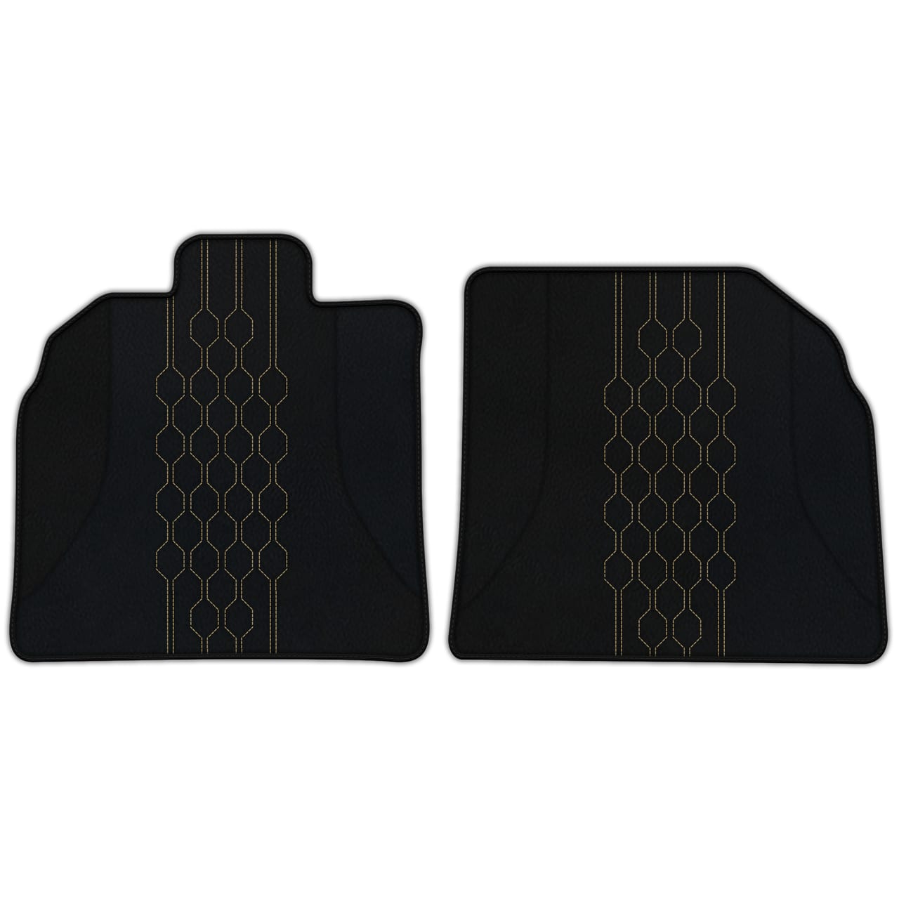 Ferrari Sian diamond leather floor mats - custom fit, premium quality