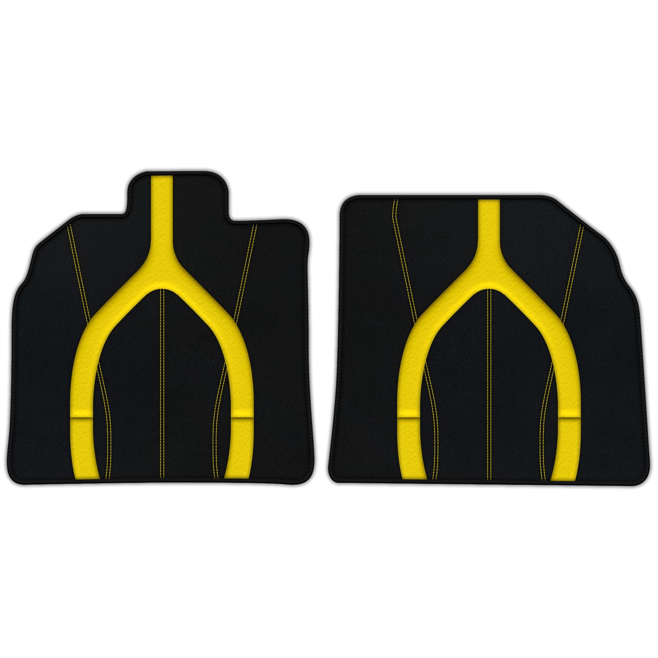 Ferrari Sian diamond leather floor mats - custom fit, premium quality