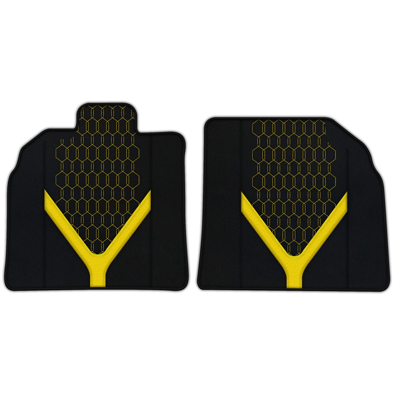 Ferrari Sian diamond leather floor mats - custom fit, premium quality