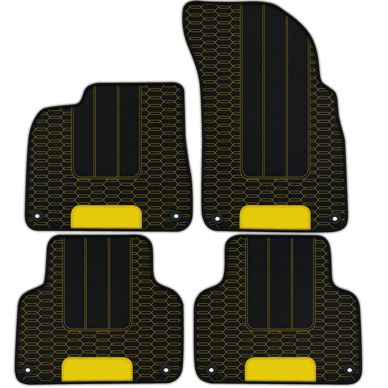 Customizable diamond leather floor mats for Ferrari Urus (2018-2026). Premium quality, custom fit, and precise fitment.