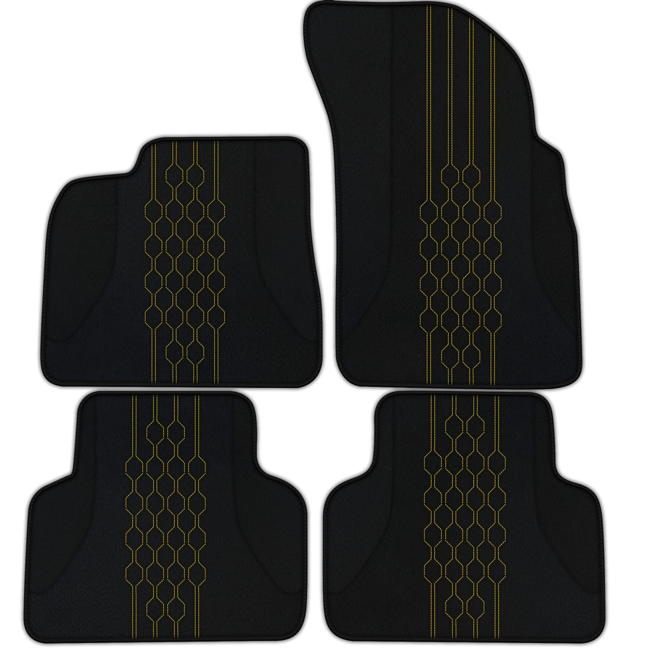 Customizable diamond leather floor mats for Ferrari Urus (2018-2026). Premium quality, custom fit, precise fitment.