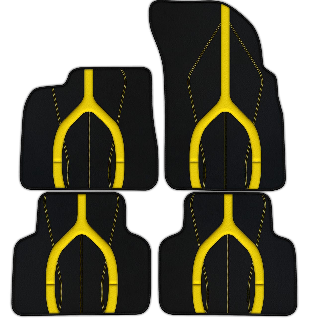 Alfombrillas de cuero diamante personalizables premium para Ferrari Urus (2018-2024). Ajuste perfecto, calidad superior.