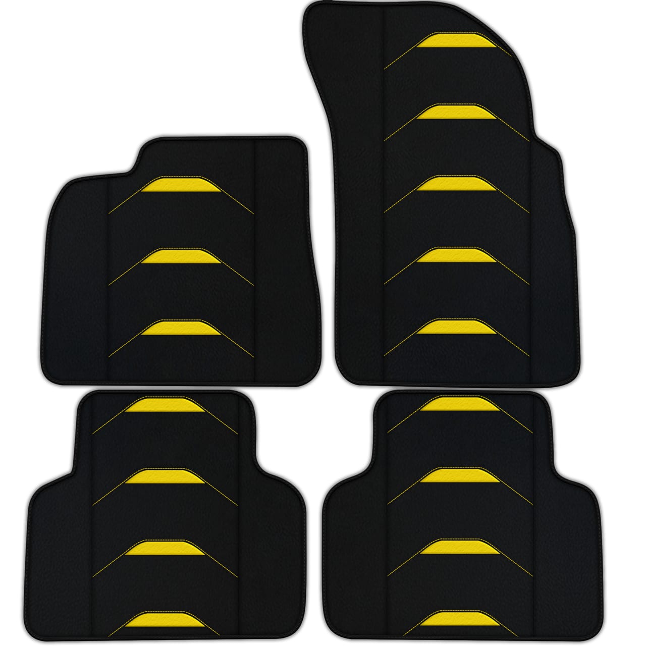 Tapis de sol en cuir diamant personnalisables pour Ferrari Urus (2018-2024). Qualité premium, ajustement précis.