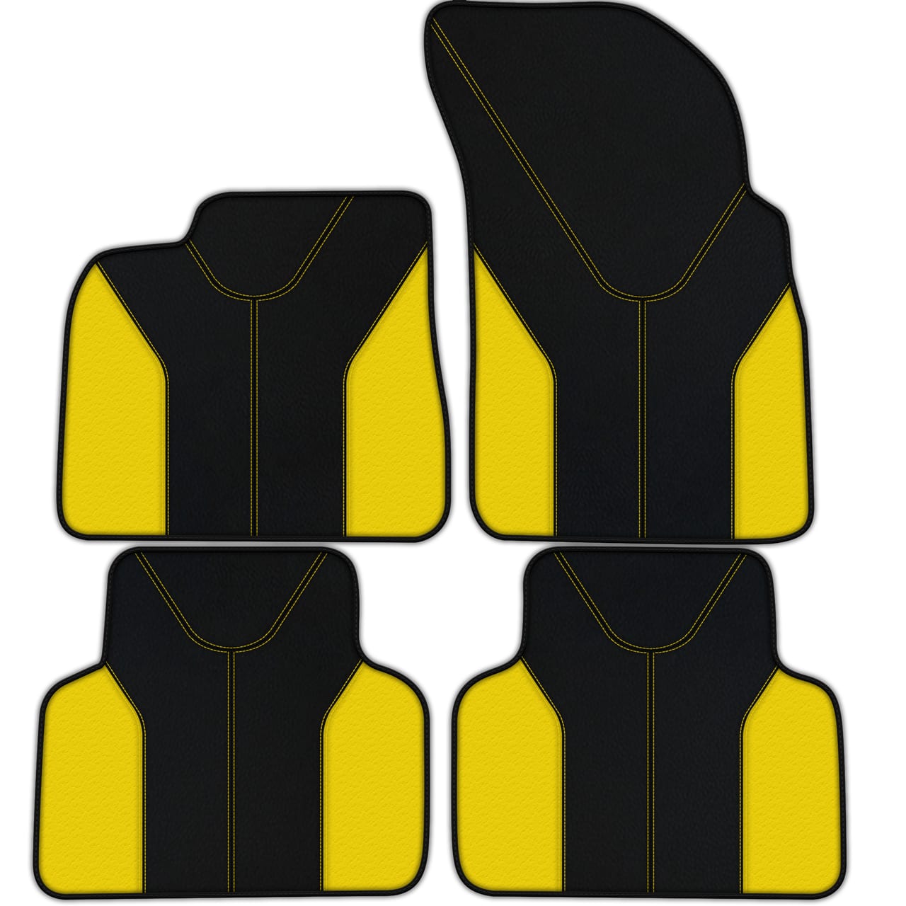 Customizable Diamond Leather Floor Mats for Ferrari Urus (2018-2024), premium quality, custom fit, precise fitment.