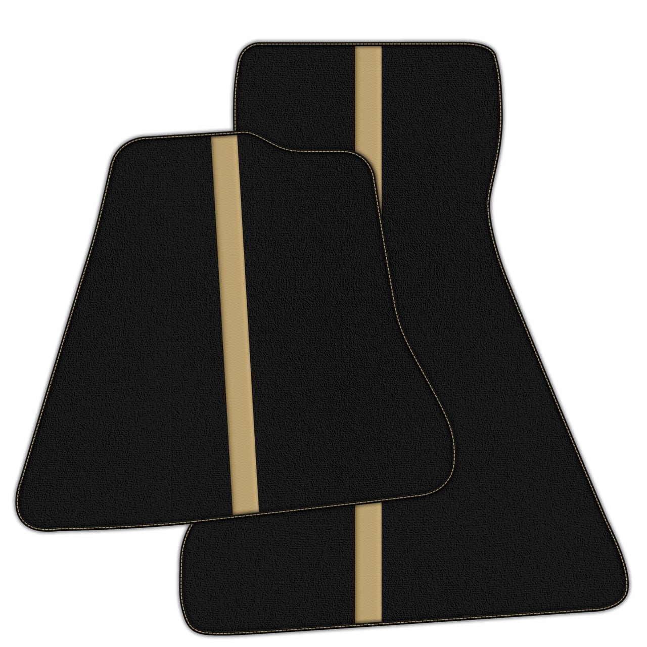 Ferrari 570S diamond leather floor mats - custom fit, premium quality
