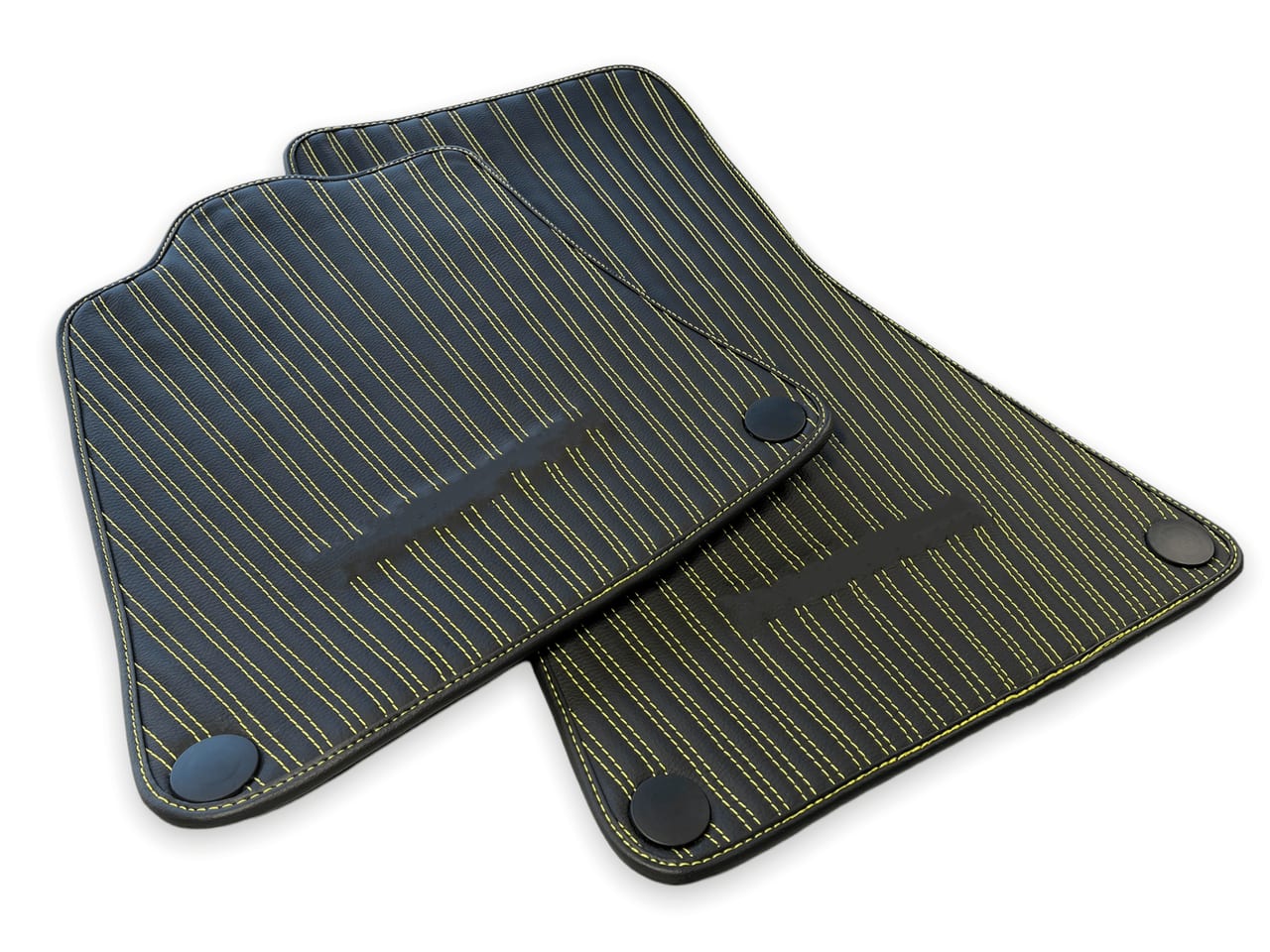 Ferrari 570S diamond leather floor mats - custom fit, premium quality