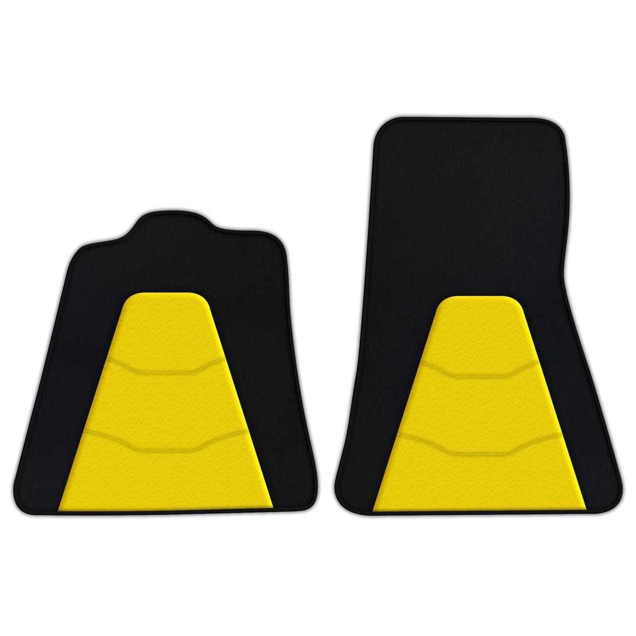 Ferrari 650S diamond leather floor mats - custom fit, premium quality